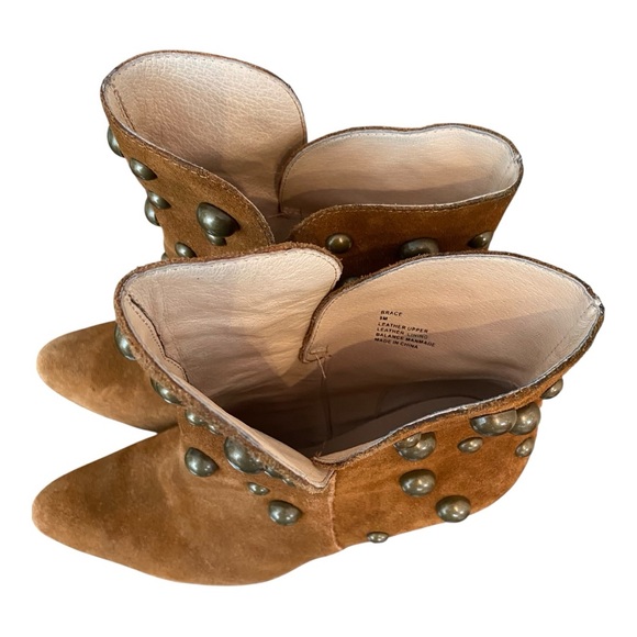 C3 Cecelia New York Brace Stud Bootie in Brown - Picture 12 of 16